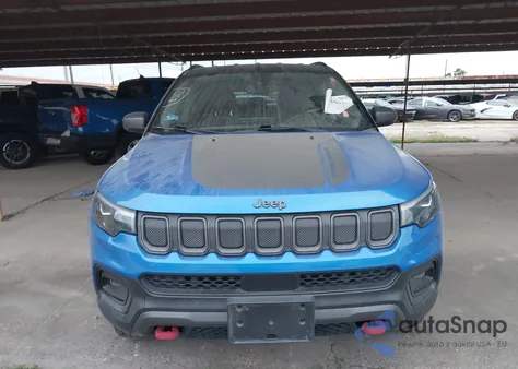 2022 Jeep Compass Trailhawk из США, поврежденный, VIN 3C4NJDDB6NT162831